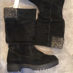 Cougar Naples Snow Waterproof Black Suede Winter Boots size 10M
